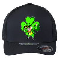 Dabbing Leprechaun St. Patrick's Day Clover Flexfit Unipanel Trucker Cap