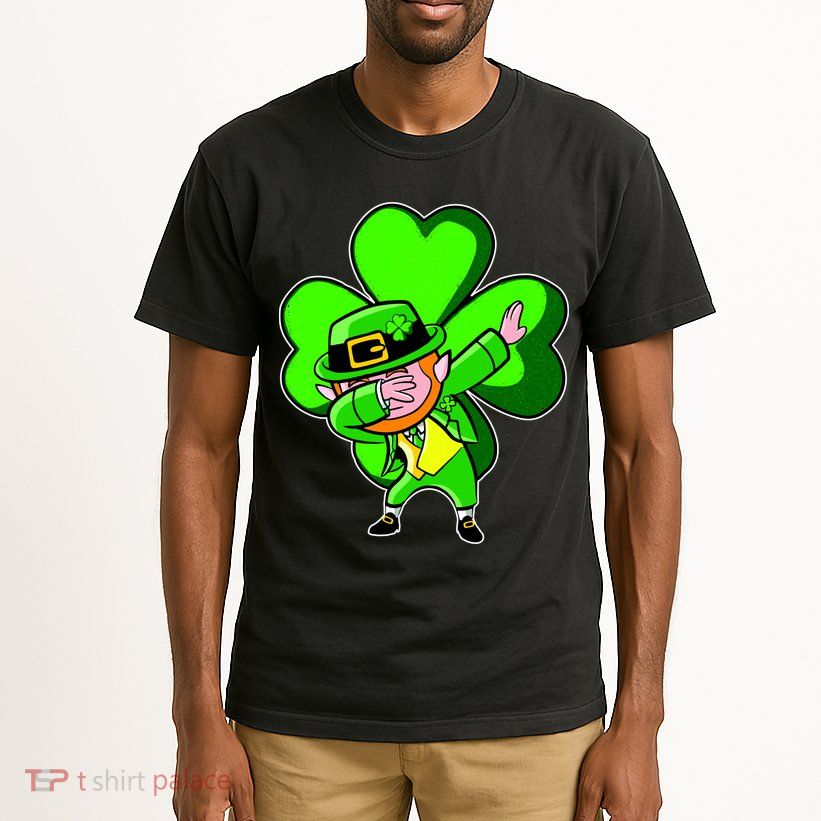 Dabbing Leprechaun St. Patrick's Day Clover Tall T-Shirt
