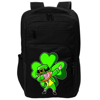 Dabbing Leprechaun St. Patrick's Day Clover Impact Tech Backpack