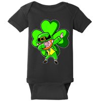 Dabbing Leprechaun St. Patrick's Day Clover Baby Bodysuit
