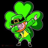 Dabbing Leprechaun St. Patrick's Day Clover Tank Top