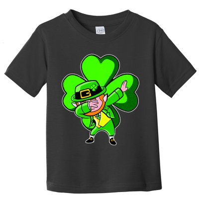 Dabbing Leprechaun St. Patrick's Day Clover Toddler T-Shirt