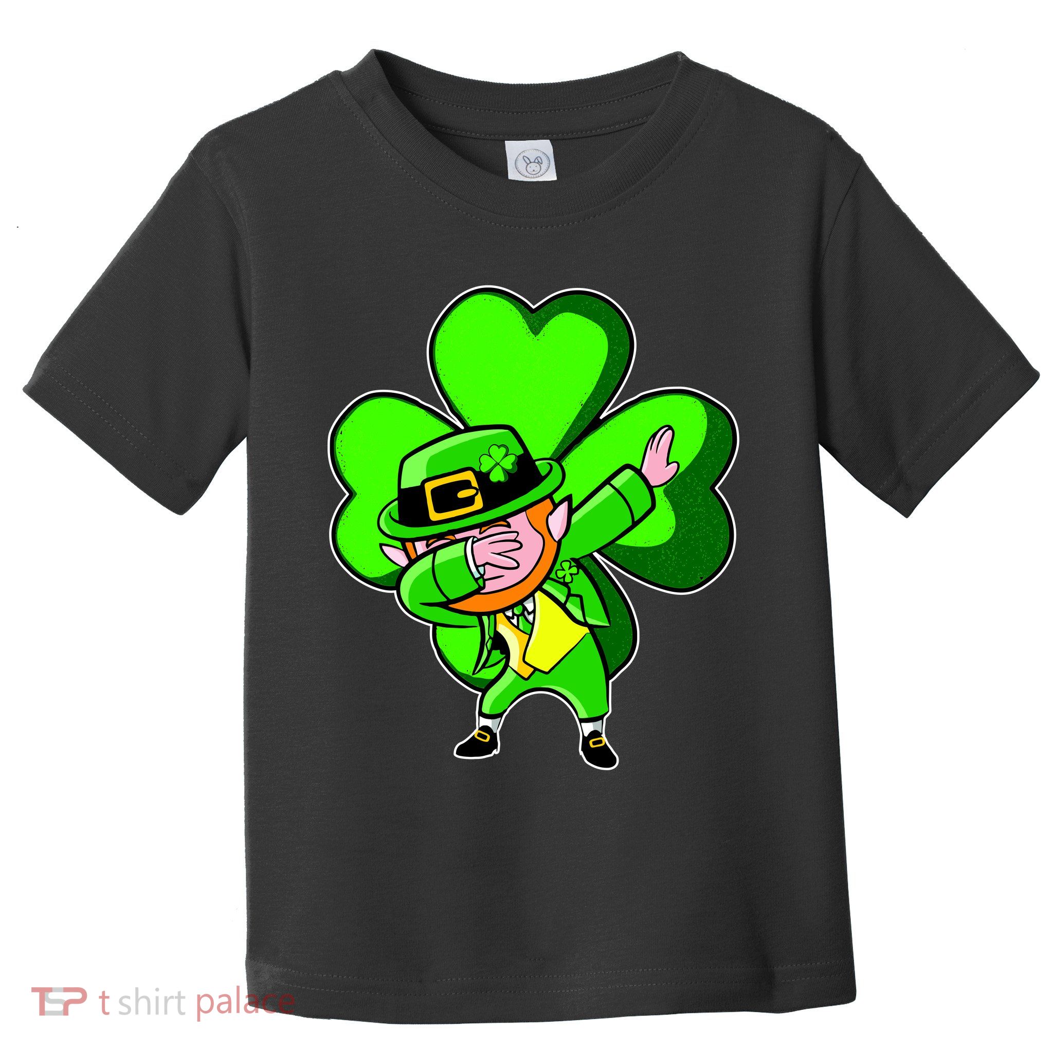 Dabbing Leprechaun St. Patrick's Day Clover Toddler T-Shirt