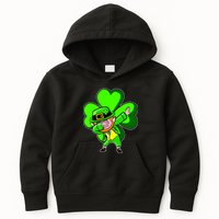 Dabbing Leprechaun St. Patrick's Day Clover Kids Hoodie