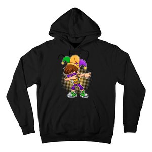 Dabbing Mardi Gras Jester Hoodie