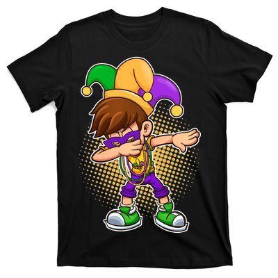 Dabbing Mardi Gras Jester T-Shirt