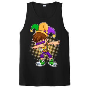 Dabbing Mardi Gras Jester PosiCharge Competitor Tank