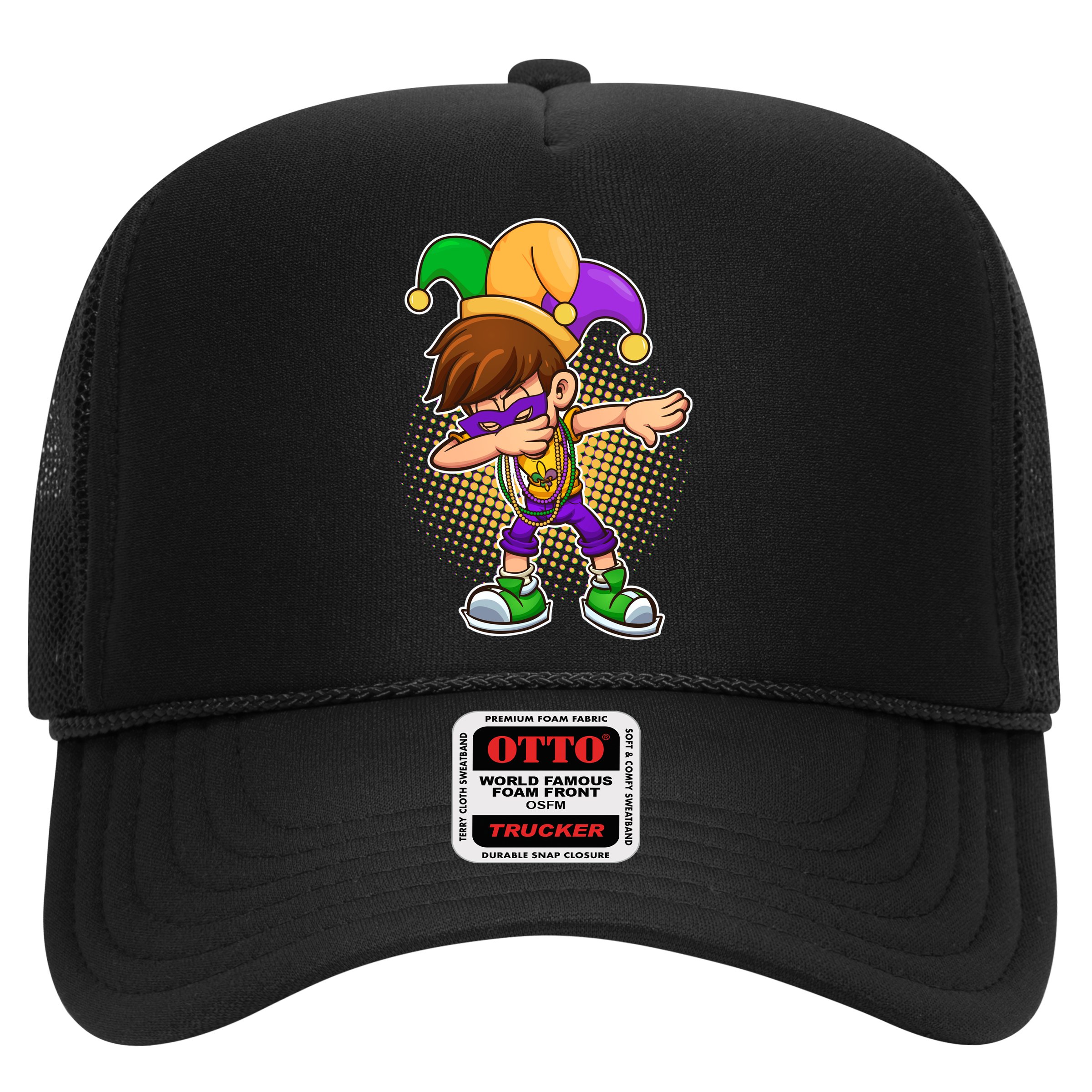Dabbing Mardi Gras Jester Hat