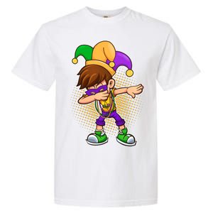 Dabbing Mardi Gras Jester Garment-Dyed Heavyweight T-Shirt