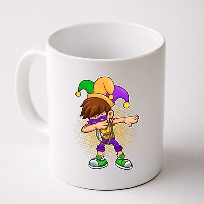 Dabbing Mardi Gras Jester Coffee Mug