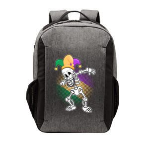 Dabbing Mardi Gras Skeleton Vector Backpack