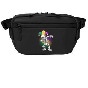 Dabbing Mardi Gras Skeleton Crossbody Pack