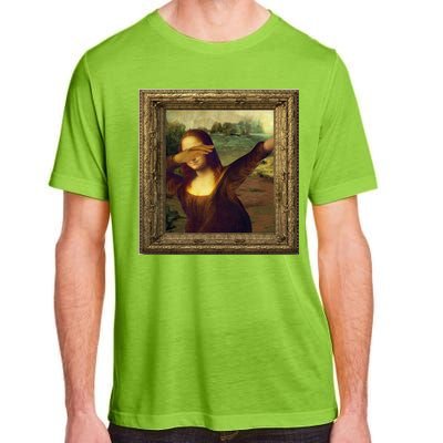 Dabbing Mona Lisa Adult ChromaSoft Performance T-Shirt