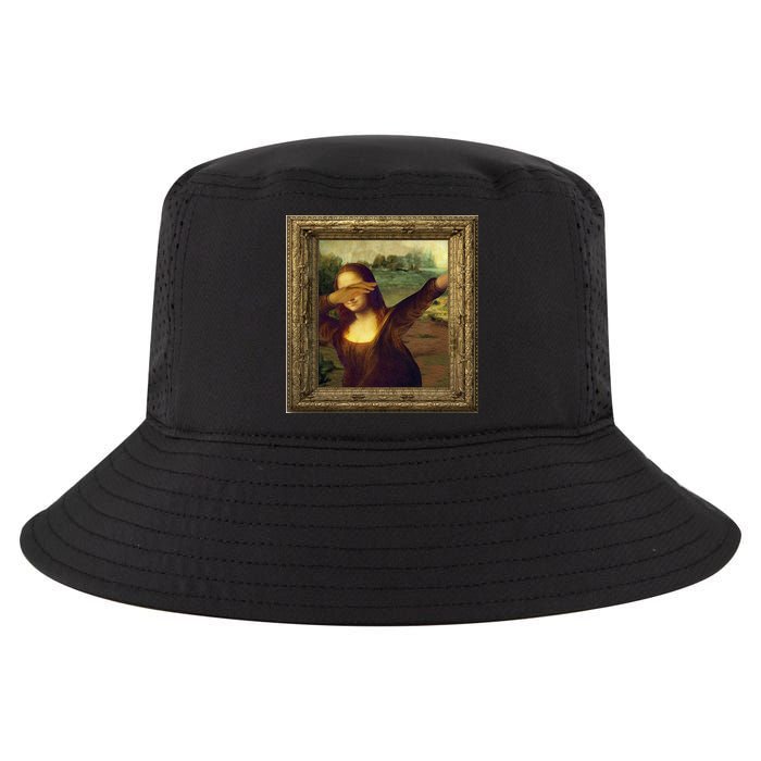 Dabbing Mona Lisa Cool Comfort Performance Bucket Hat