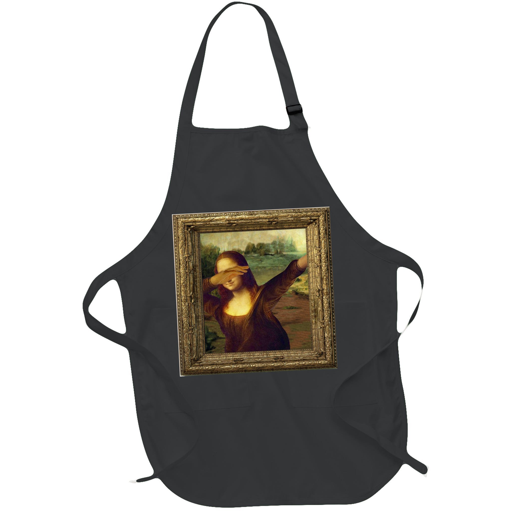 Dabbing Mona Lisa Apron