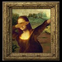 Dabbing Mona Lisa Sweatshirt