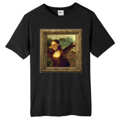 Dabbing Mona Lisa Tall Fusion ChromaSoft Performance T-Shirt