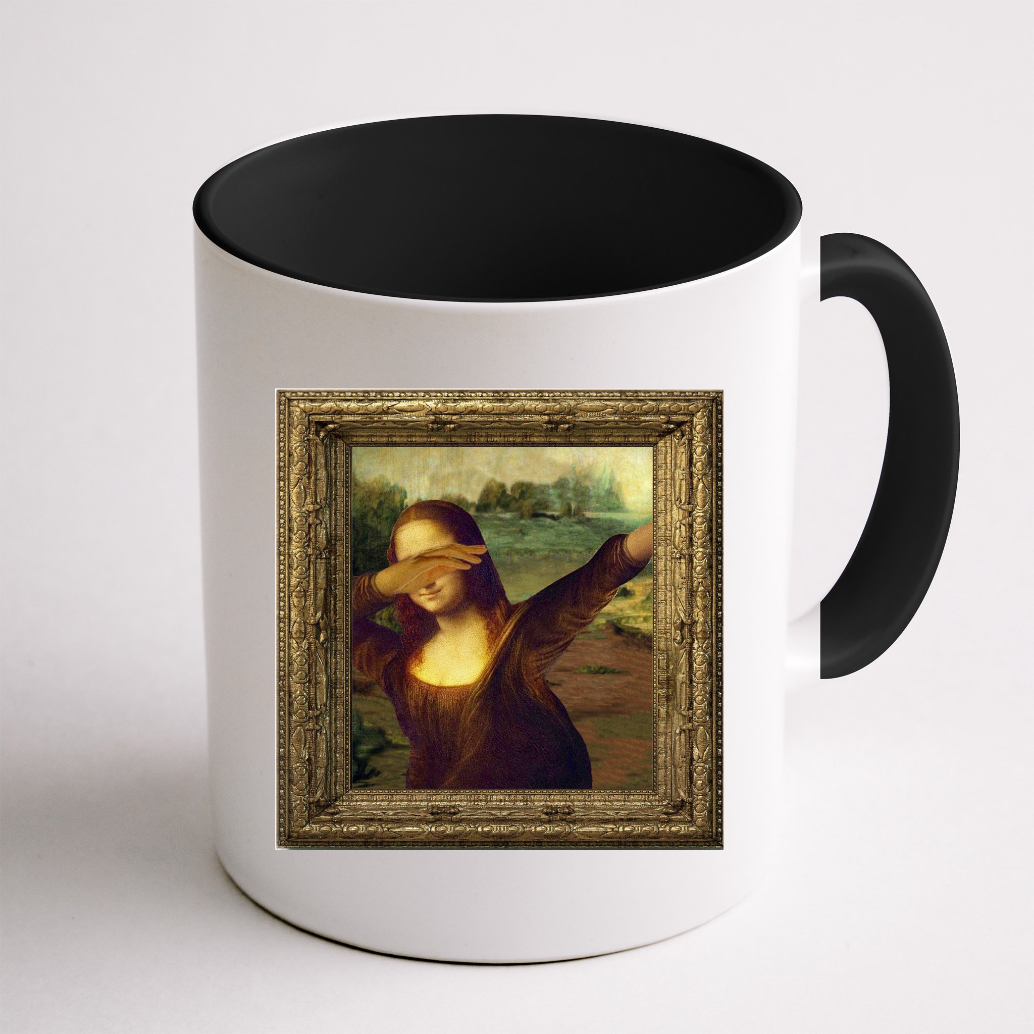 Dabbing Mona Lisa Mug