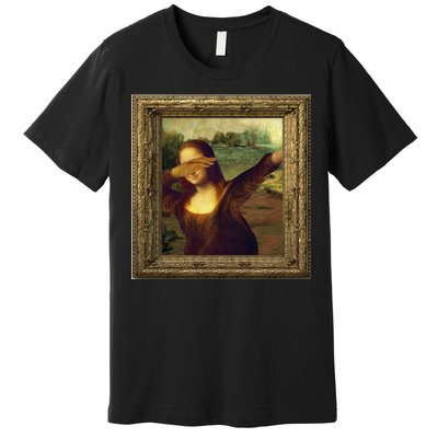 Dabbing Mona Lisa Premium T-Shirt