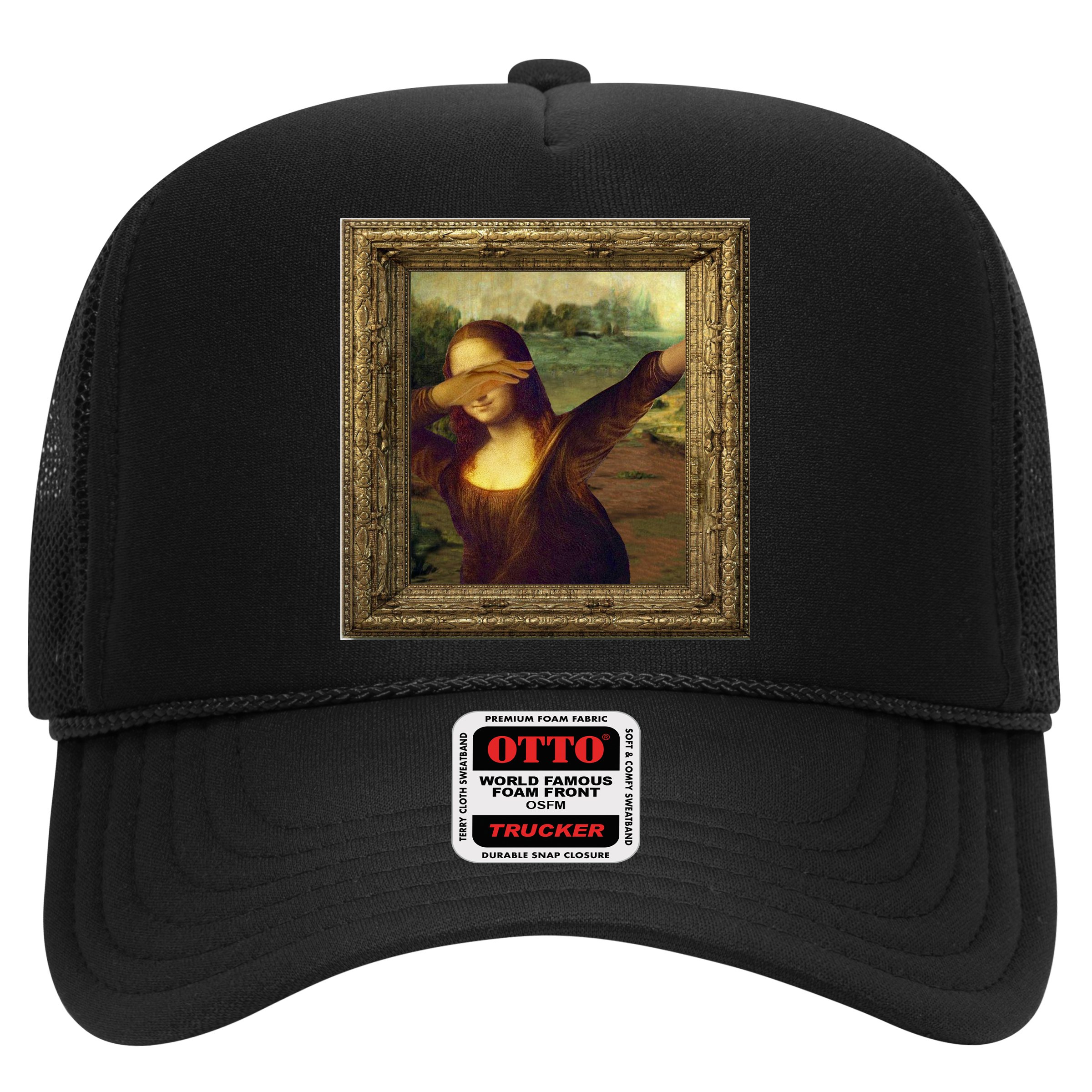 Dabbing Mona Lisa Hat