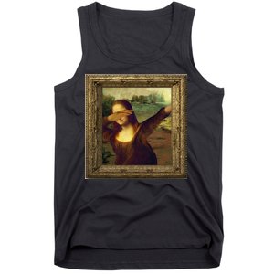 Dabbing Mona Lisa Tank Top