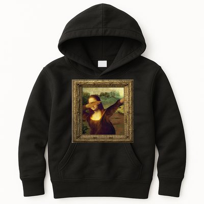 Dabbing Mona Lisa Kids Hoodie