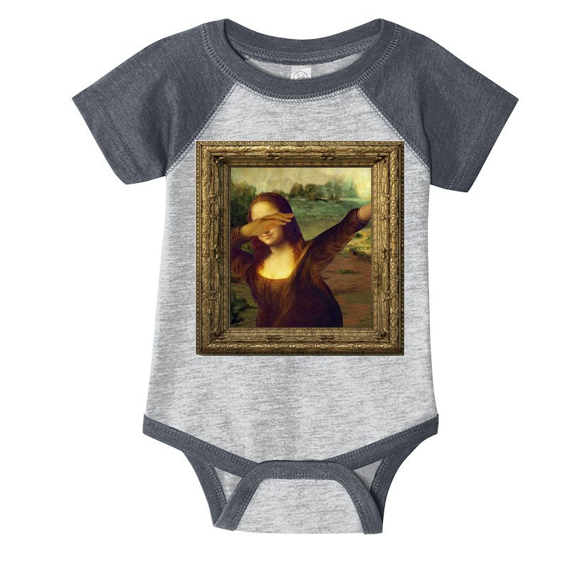 Dabbing Mona Lisa Infant Baby Jersey Bodysuit