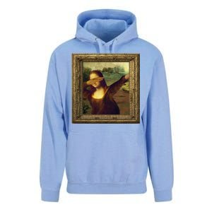 Dabbing Mona Lisa Unisex Surf Hoodie