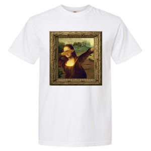 Dabbing Mona Lisa Garment-Dyed Heavyweight T-Shirt