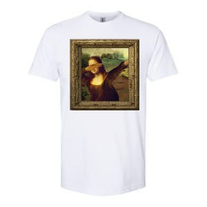 Dabbing Mona Lisa Softstyle CVC T-Shirt