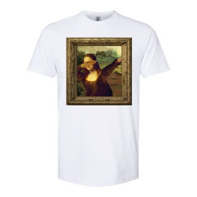 Dabbing Mona Lisa Softstyle® CVC T-Shirt