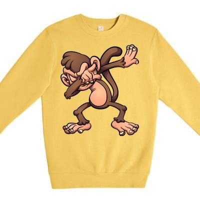 Dabbing Monkey Premium Crewneck Sweatshirt