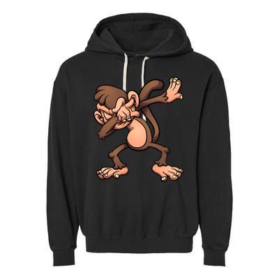 Dabbing Monkey Garment-Dyed Fleece Hoodie