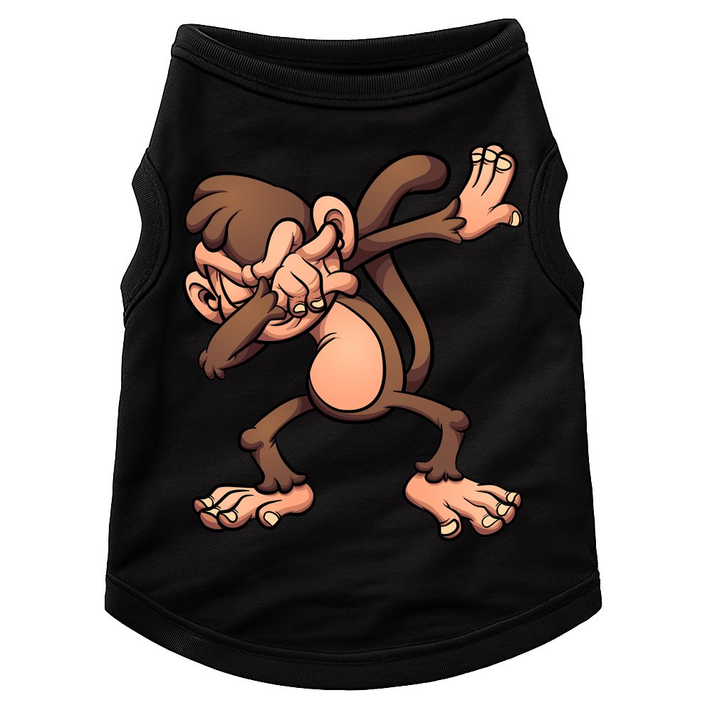 Dabbing Monkey Doggie Tank