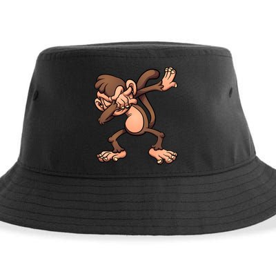 Dabbing Monkey Sustainable Bucket Hat