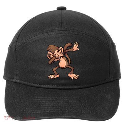 Dabbing Monkey 7-Panel Snapback Hat