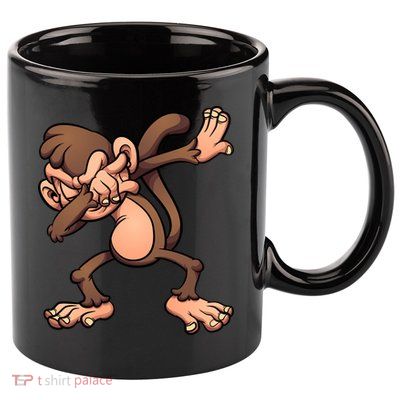Dabbing Monkey 11oz C Handle Ceramic Mug