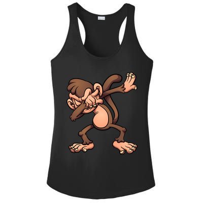 Dabbing Monkey Ladies PosiCharge Competitor Racerback Tank