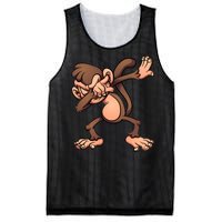 Dabbing Monkey Mesh Reversible Basketball Jersey Tank