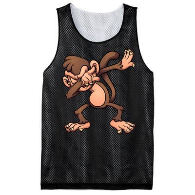 Dabbing Monkey Mesh Reversible Basketball Jersey Tank