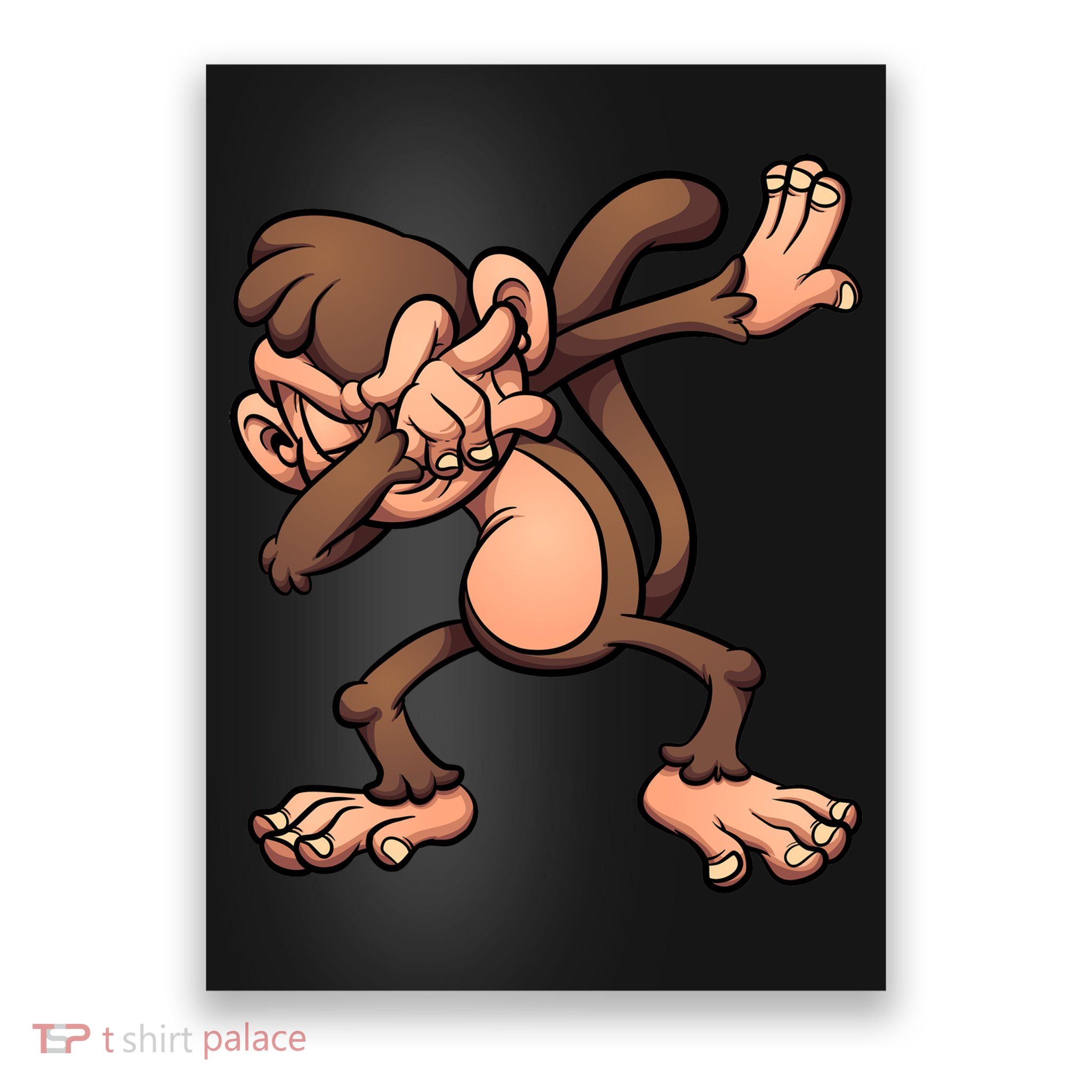 Dabbing Monkey Poster