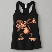 Dabbing Monkey Womens Tank Top