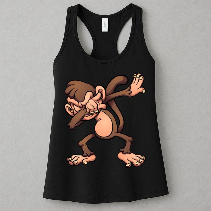 Dabbing Monkey Womens Tank Top