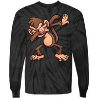 Dabbing Monkey Tie-Dye Long Sleeve Shirt