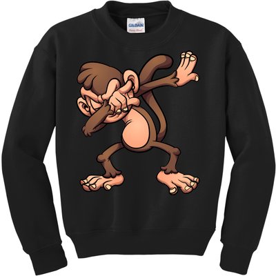 Dabbing Monkey Kids Sweatshirt