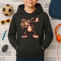 Dabbing Monkey Kids Hoodie
