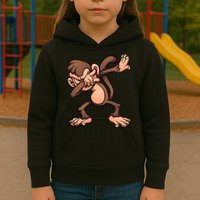 Dabbing Monkey Kids Hoodie