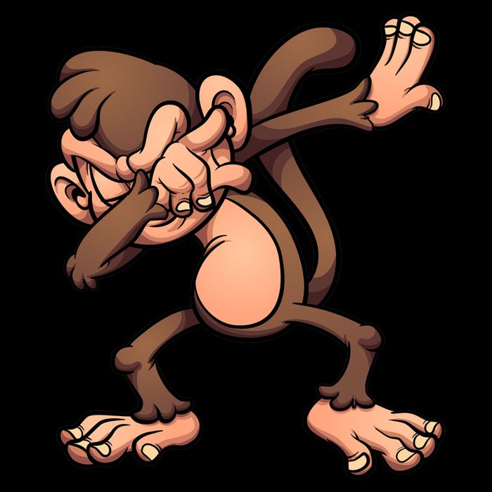 Dabbing Monkey Kids Hoodie