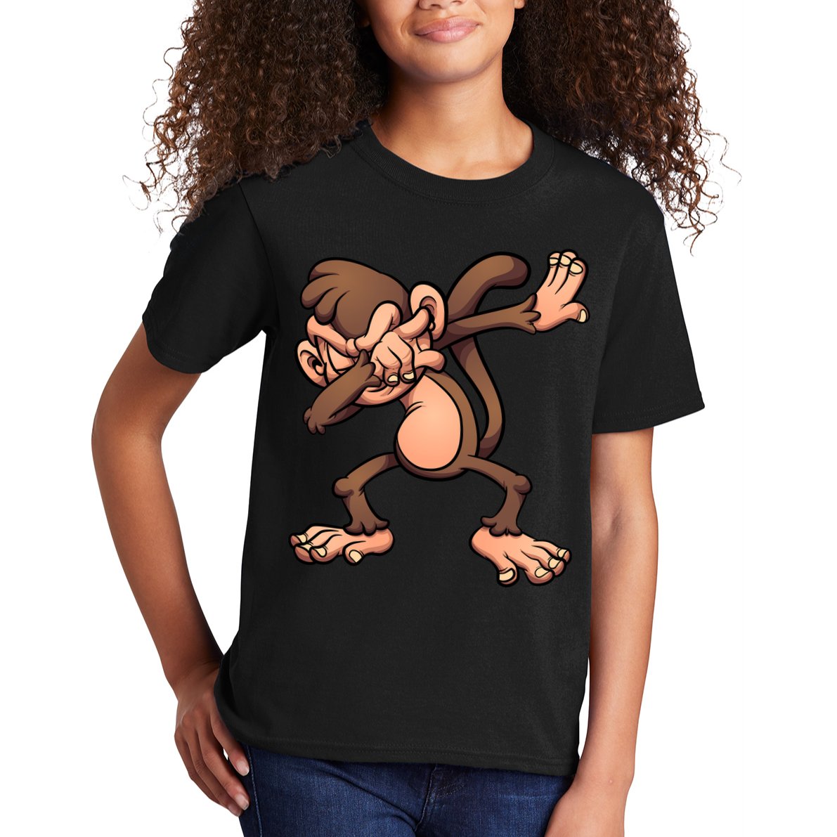 Dabbing Monkey Kids T-Shirt