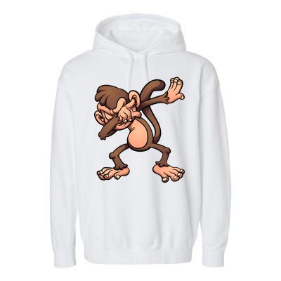 Dabbing Monkey Garment-Dyed Fleece Hoodie